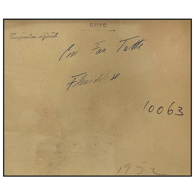 Early 20th Century Early 20th Century Cosi Fon Tutte, Erté For Sale - Image 5 of 6