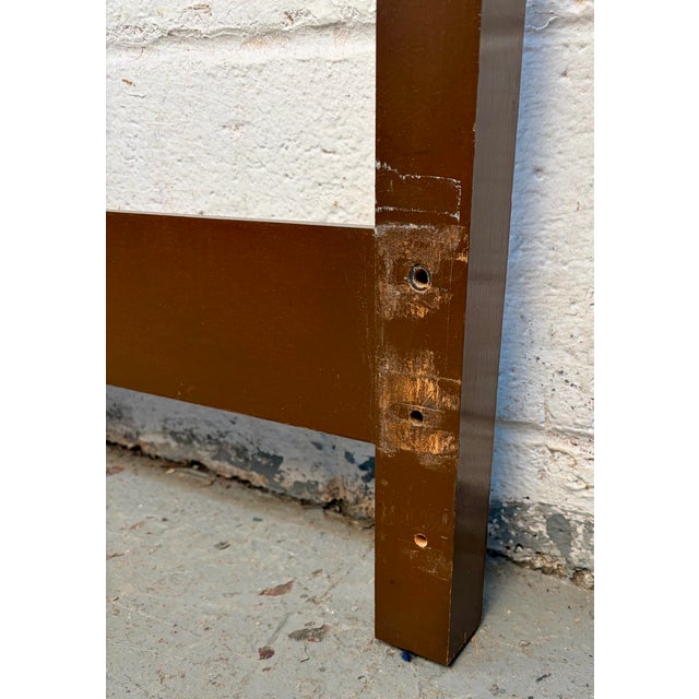 Mid-Century Modern Queen-Sized Sculptural Headboard in Walnut For Sale - Image 14 of 14