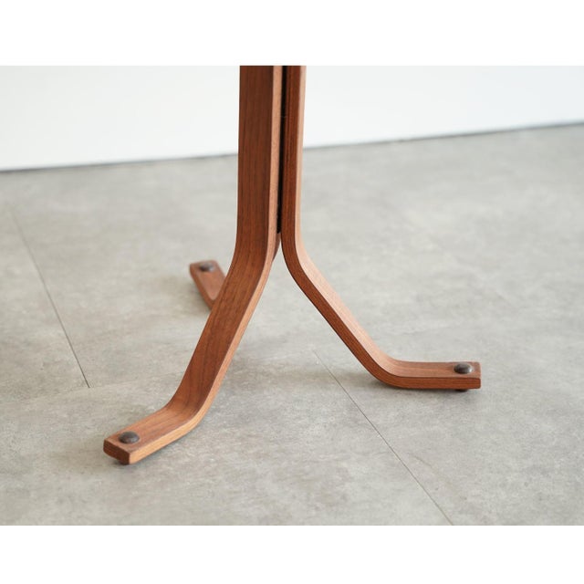 Danish Modern Occasional Table by Selig, Teak With Slate Inlay, 1950s For Sale - Image 4 of 5