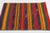 Textile 1960s Vintage Handmade Flat Weave Striped Saddlebag Rug - 2′5″ × 3′6″ For Sale - Image 7 of 11
