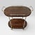 Brown Mid-Century Modern Italian Serving Trolley Bar Cart in Lacquered Goatskin Parchment, 1960s For Sale - Image 8 of 18