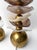 Metal Contemporary Pair of Brass and Murano Glass Flower Lamps, Italy For Sale - Image 7 of 16