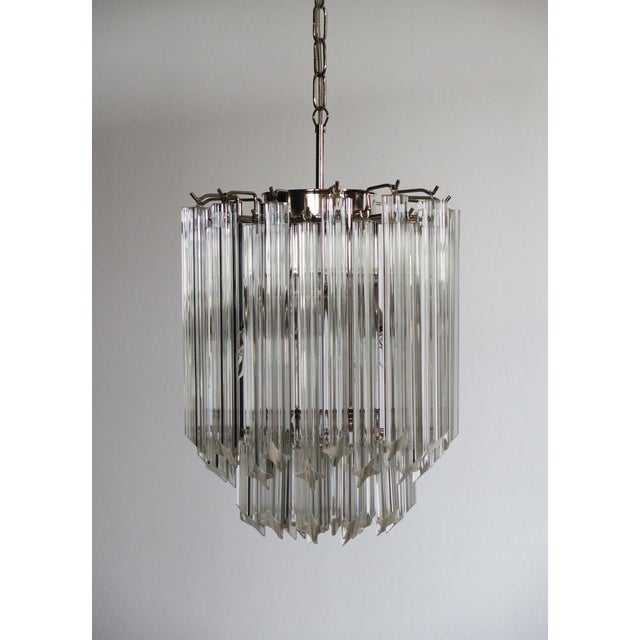 Quadriedri Murano Glass Chandelier, 1990s For Sale - Image 15 of 15