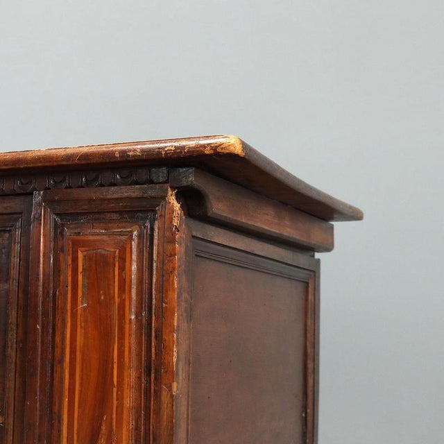 Brown 18th Century Baroque Walnut Chest For Sale - Image 8 of 13