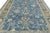 Contemporary Hand-Knot Modern Oushak Style Wool Area Rug in French Blue & Taupe For Sale - Image 9 of 12