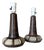 Handmade Table Lamps by Marianne Starck for Michael Andersen & Son, Denmark, 1970s, Set of 2 For Sale