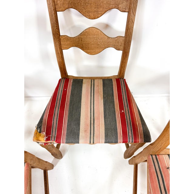 Brown Set of Ten Dining Chairs by Henning Kjaernulf For Sale - Image 8 of 11