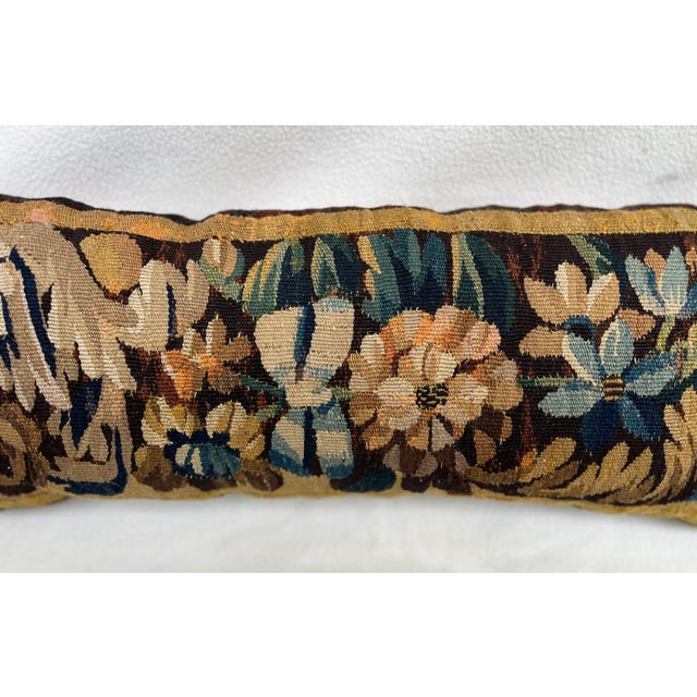 Mid 18th Century Pillow Upholstered in an Exquisite 18th-Century Tapestry For Sale - Image 5 of 7