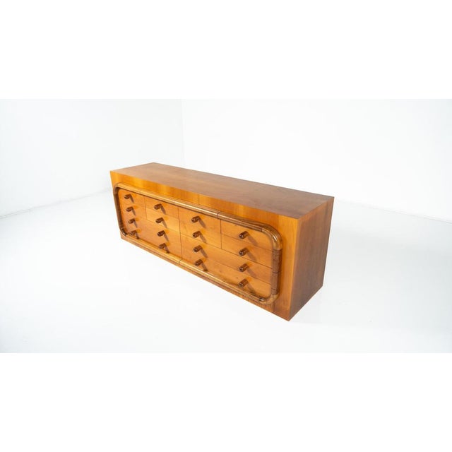 Mid-Century Sideboard with drawers, Walnut, Italy, 1960s