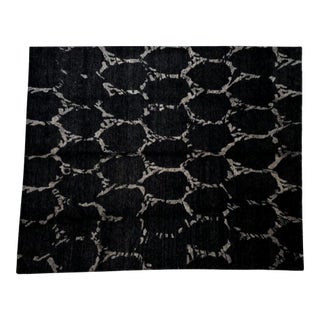 Silk and Wool Nepalese Rug, 8' X 9'10" For Sale