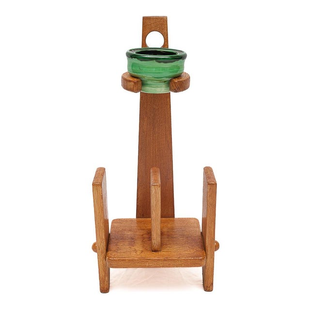 Magazine Rack by Guillerme and Chambron, 1950s For Sale - Image 6 of 12