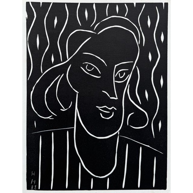 Henri Matisse, Teeny, Portrait of a Young Girl, Linocut For Sale