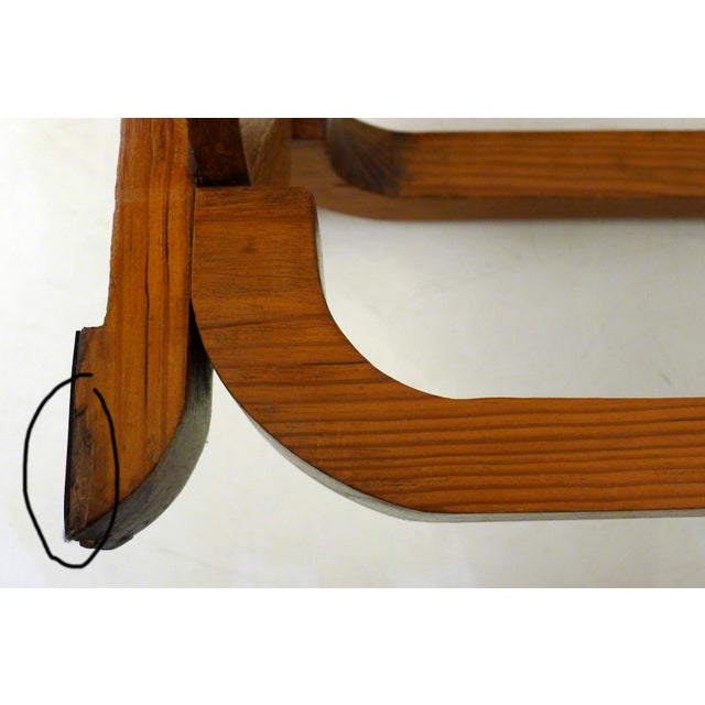 Art Deco Wooden Pedestal Table with Round Top, 1930s For Sale - Image 12 of 17