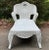 Victorian Early 20th Century Victorian White Wicker Rattan Chaise Lounge Chair For Sale - Image 3 of 11