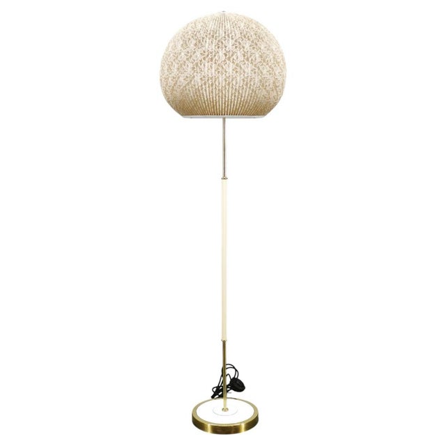 Mid-Century German Floor Lamp with Globe Shade, 1960s For Sale - Image 13 of 13