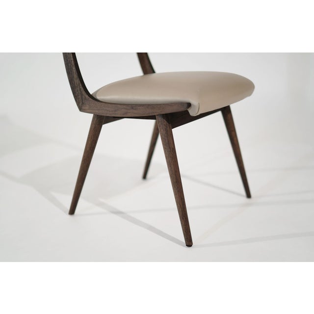 Chocolate Parisiano Dining Chair in Dark Walnut by Stamford Modern For Sale - Image 8 of 18