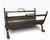 Mid 20th Century Arts and Crafts Style Iron and Brass Firewood Log Holder For Sale - Image 9 of 13