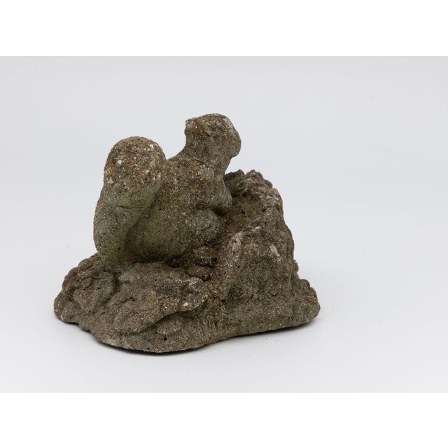 Reconstituted Stone Squirrel Garden Ornament, 20th Century For Sale - Image 4 of 7