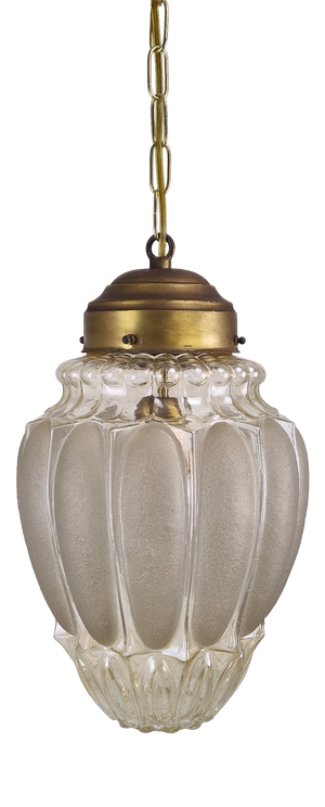 Italian Murano Glass Pendant Lamp from Mazzega, 1970s