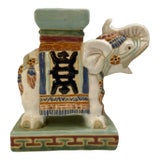 Vintage Early 20th Century Chinoiserie Elephant Plant Stand For Sale