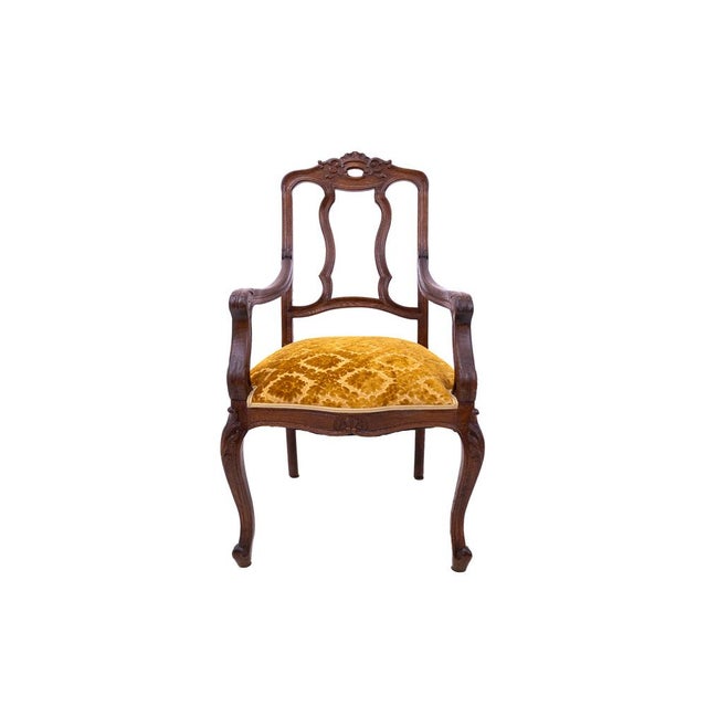 Wood Antique Armchairs, France, 1900, Set of 2 For Sale - Image 7 of 16