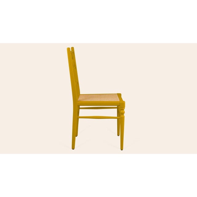 Mustard Chiara Dining Chairs by Ceraudo, Set of 2 For Sale - Image 4 of 8