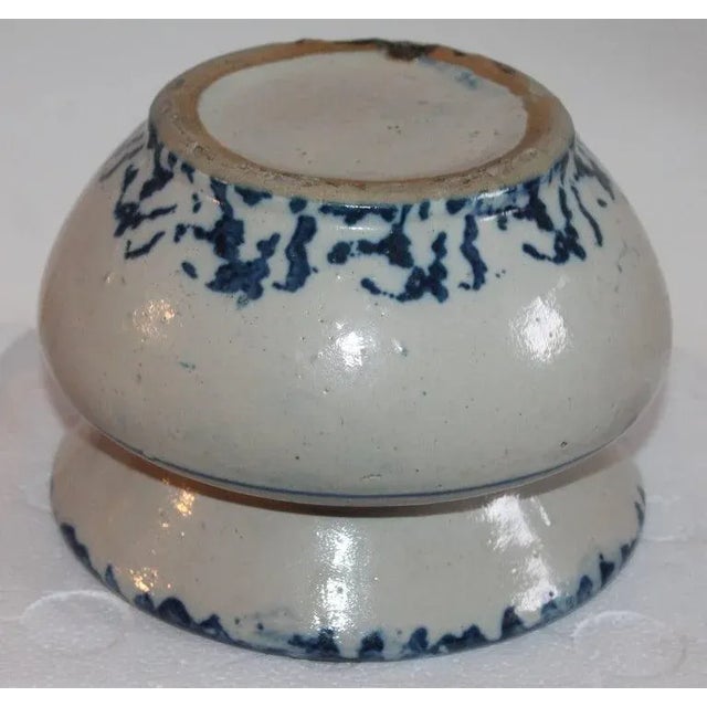 Ceramic 19th Century Sponge Ware Spittoon For Sale - Image 7 of 10