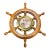 Chadburns Liverpool & London Maritime Ship’s Wheel Clock With Brass Engine Order Dial For Sale