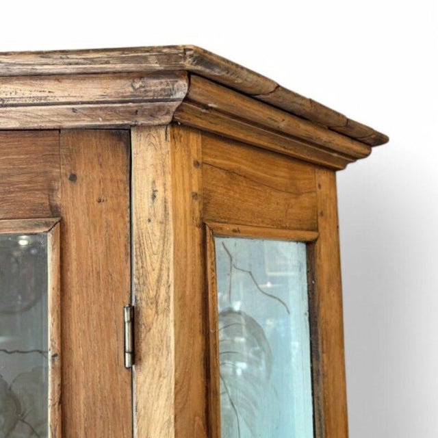 French Oak Corner Cabinet, 1890s For Sale - Image 5 of 7