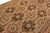Late 18th Century Antique Kerman Lavar Persian Rug in Black and Beige-Brown Floral Pattern For Sale - Image 5 of 6