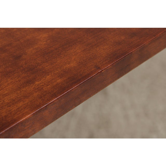Wood Eldred Wheeler Primitive Cherry Dropleaf Farm Table For Sale - Image 7 of 18