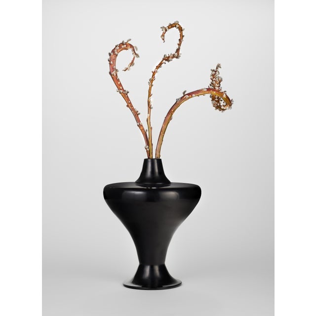 With its curvaceous appearance, the elegant lacquerware Plump Vase is graciously at home in either a contemporary or...