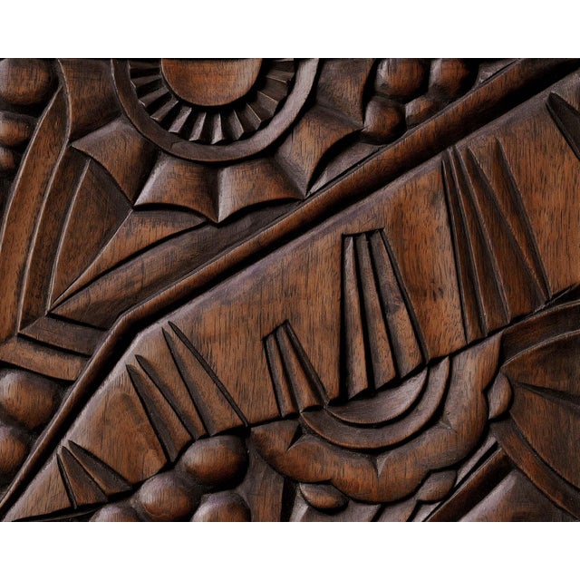 Art Deco Walnut Sideboard by Jacques Philippe, France, 1930s For Sale - Image 16 of 18