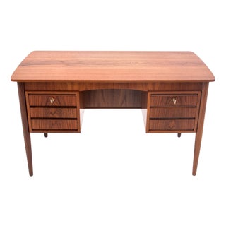 Vintage Danish Teak Desk, 1960s For Sale