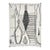 Black and White Moroccan Azilal Rug - 9.5 X 7.1 Ft For Sale