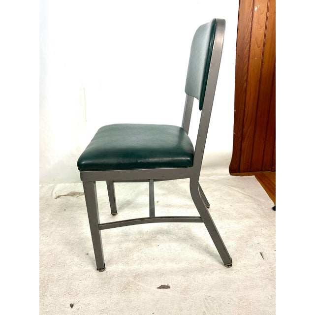 Industrial Vintage Royal Metal Industrial Chair For Sale - Image 3 of 11