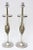 This unusual pair of mid century modern Laurel Lamp Co. mixed metal and lucite table lamps have a sensuality to them. They...