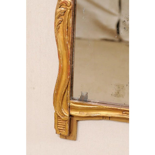 Gold French 19th Century Carved & Gilt Wood Mirrors- Set of 2 For Sale - Image 8 of 12