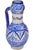 Early 20th Century Early 20th Century Handmade Moorish Ceramic-Art Vase W/Blue Hues For Sale - Image 5 of 9