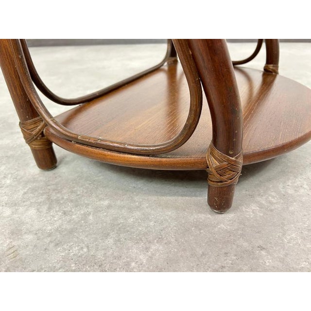 Mid-Century Modern Bamboo Side Table from Gervasoni, 1970s For Sale - Image 10 of 13