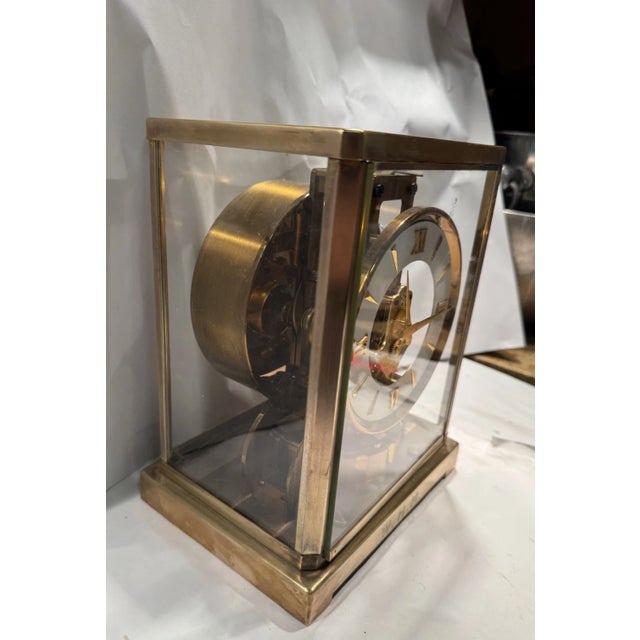 Mid-Century Modern Jaeger LeCoultre “Baby” Atmos Clock For Sale - Image 3 of 11