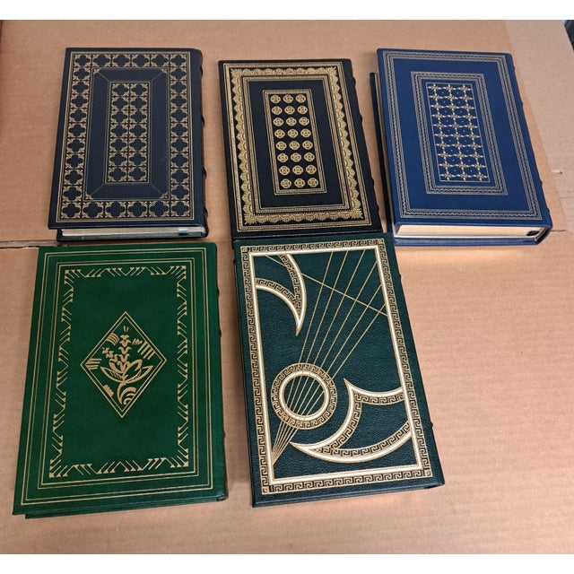 Franklin Library Signed First Edition Leather Books Set of Nine For Sale - Image 9 of 16