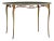 Early 20th Century Italian Gilt Aluminum and Marble Dining Table For Sale