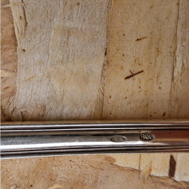 Silver Cutlery Set with Carved Wooden Box, 1890s, Set of 153 For Sale - Image 11 of 13