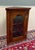 1920s Antique English Corner Cabinet Carved Oak Hanging Wall Cabinet Storage c.1920s For Sale - Image 5 of 18