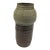 MCM Gray & Brown Glazed Decorative Ceramic Vase/Vessel For Sale