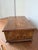 Antique Walnut Marquetry Jewelry Box With Key, Burl Wood Keepsake Box, Red Velvet Lined Locking Treasure Chest, Desk Box For Sale - Image 9 of 16