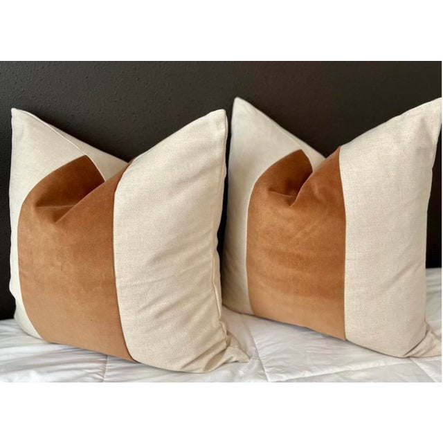 So sophisticated and stunning. My workroom wizards have taken a lovely woven linen in an oatmeal tone and added a...