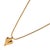 2020s Infinite Love Heart Pendant Gold Statement Necklace For Sale - Image 5 of 8