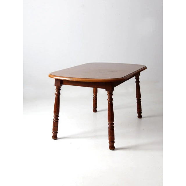 Mid Century Oak Dining Table For Sale - Image 12 of 12